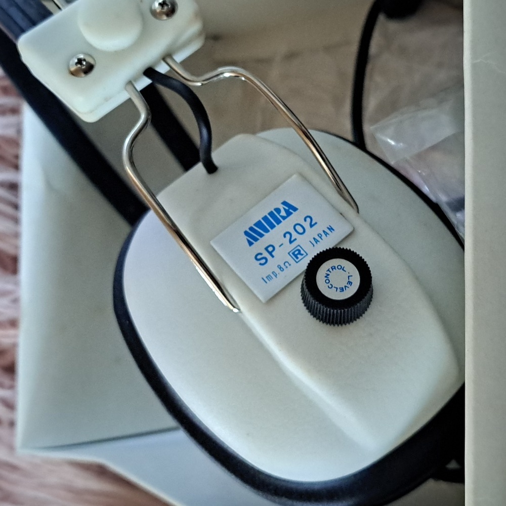 Vintage Mura SP-202 Headphones in Original Box